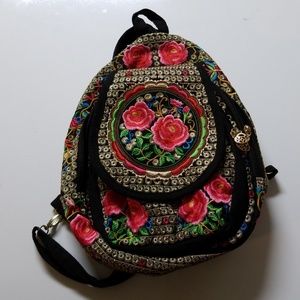Embroidered Backpack